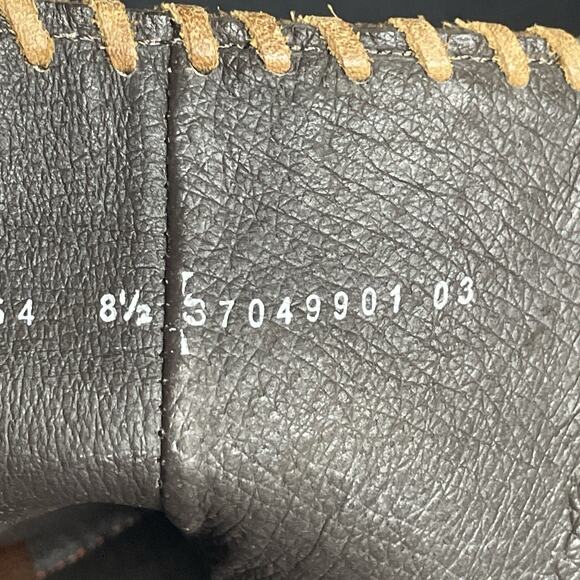 Liberty Black Womens 8.5 Ankle Boots Brown Leather LB711354 Soles Need Repair - Picture 8 of 14